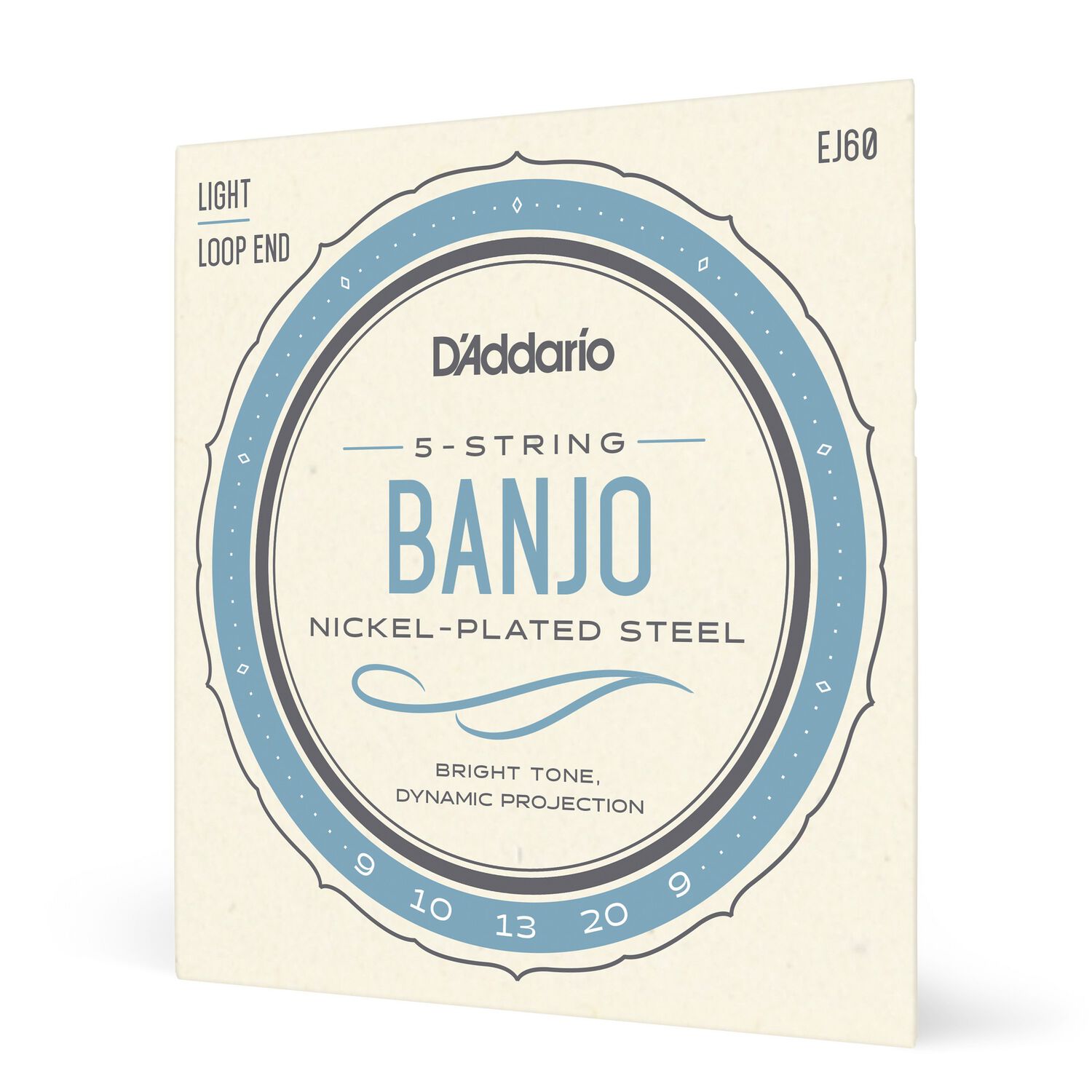 Set De Cuerdas Banjo Nickel Wnd 9-20 Ej60 Lite Daddario image number 0.0